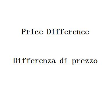 Price Difference/Differenza di prezzo